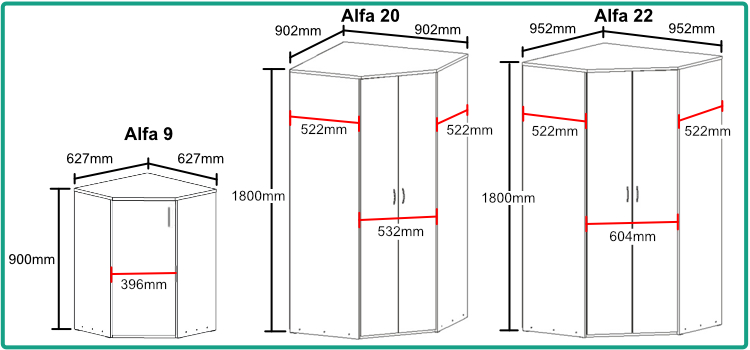 ALFA 9,20,22 Kóty
